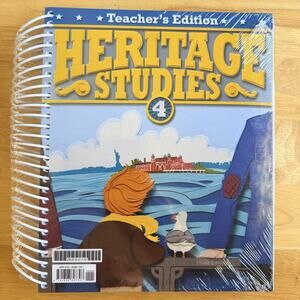 BJU Press Heritage Studies 4 Teachers Edition Homeschool Curriculum History
